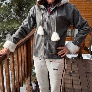 NWOT Girl Star wool blend jacket.